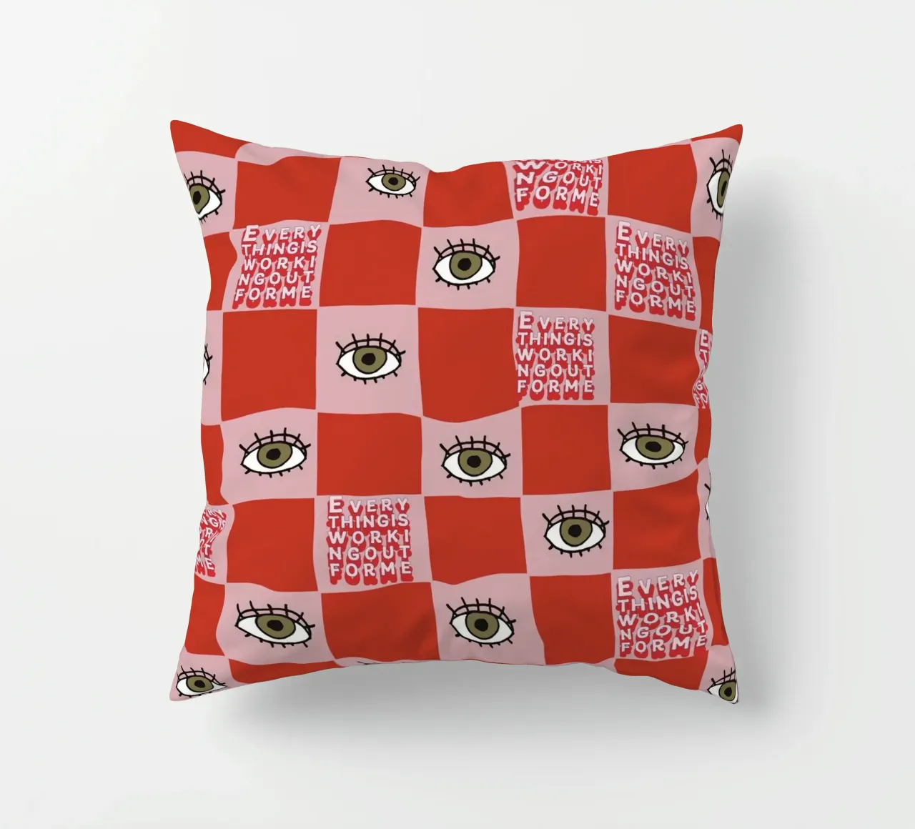 Everything is working out for me cuscino da thesoulhugclub