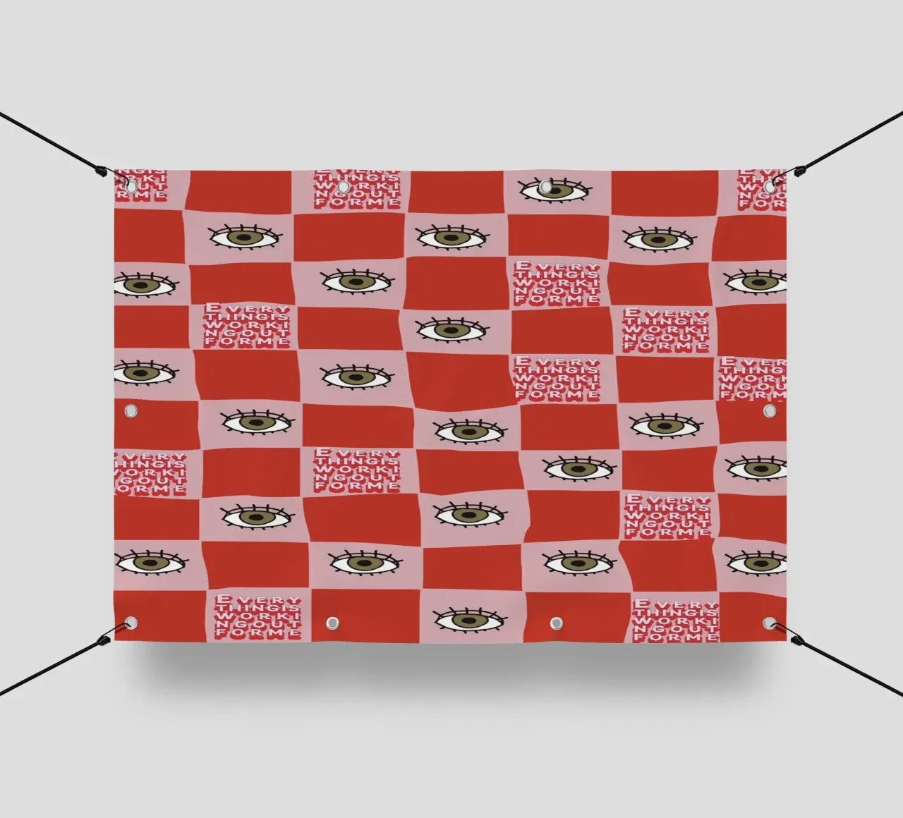 Everything is working out for me telo in pvc da thesoulhugclub