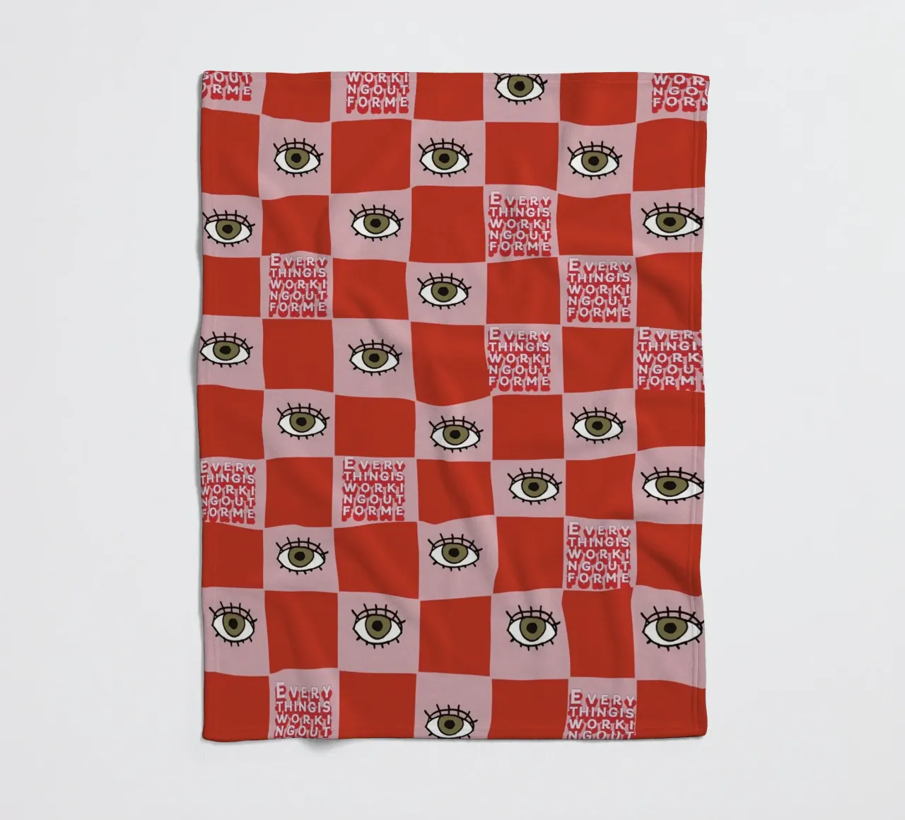 Everything is working out for me coperta in pile da thesoulhugclub