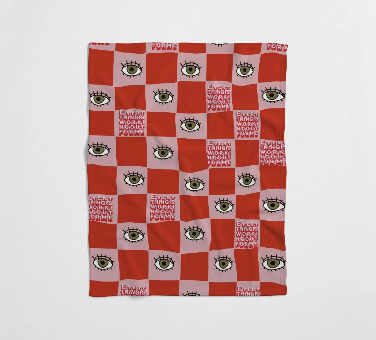Everything is working out for me coperta in pile da thesoulhugclub