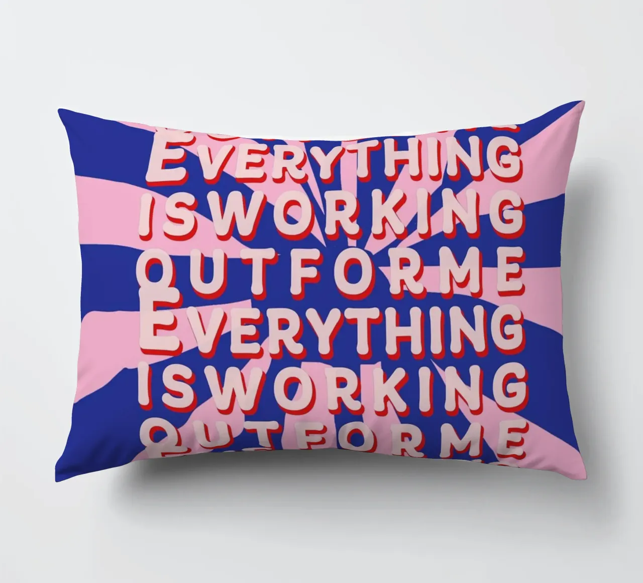 Everything is working out for me cuscino da thesoulhugclub