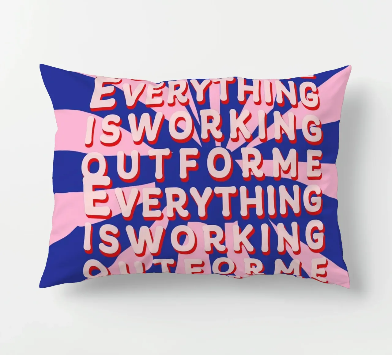 Everything is working out for me cuscino da thesoulhugclub