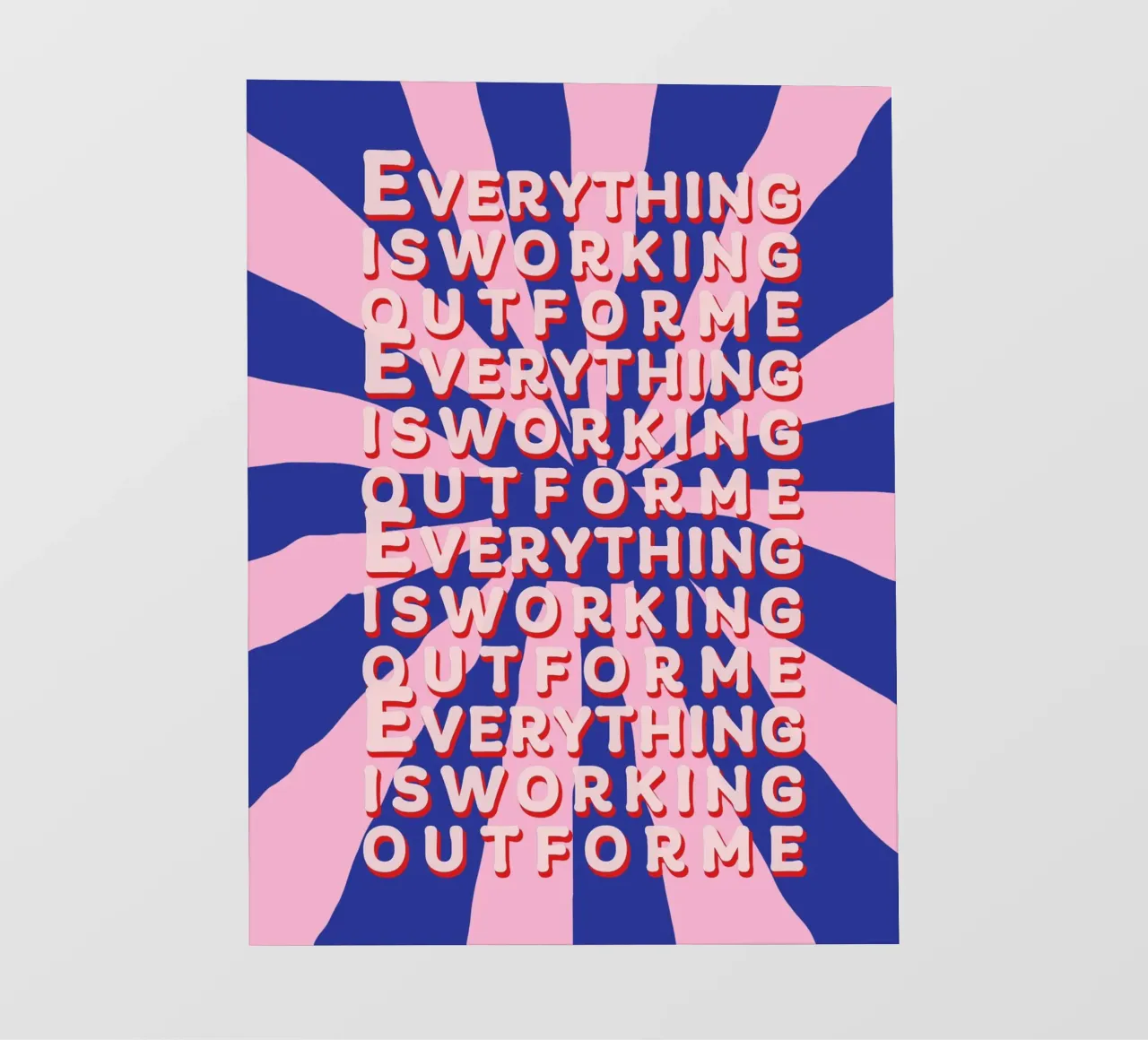 Everything is working out for me pellicola backlit da thesoulhugclub