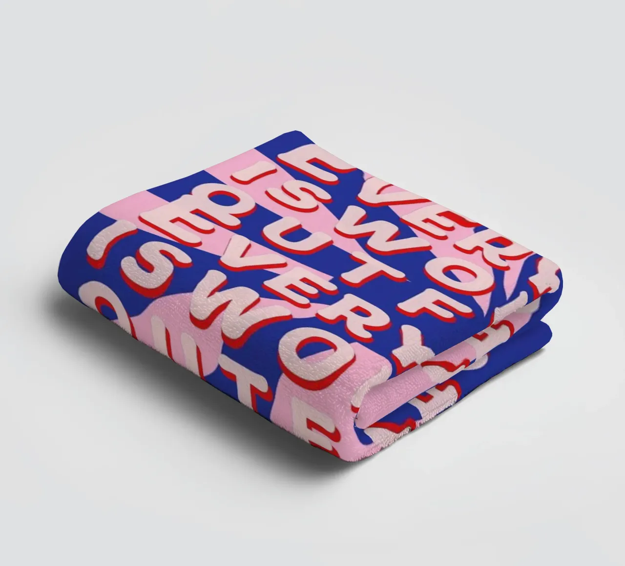 Everything is working out for me towel by thesoulhugclub