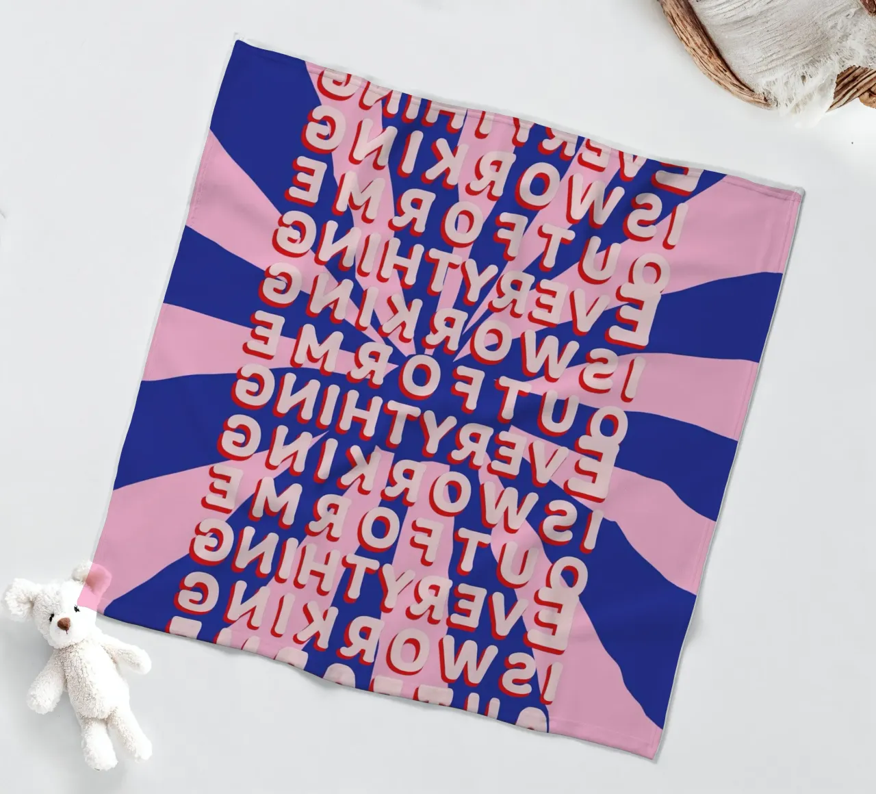 Everything is working out for me coperta in pile da thesoulhugclub