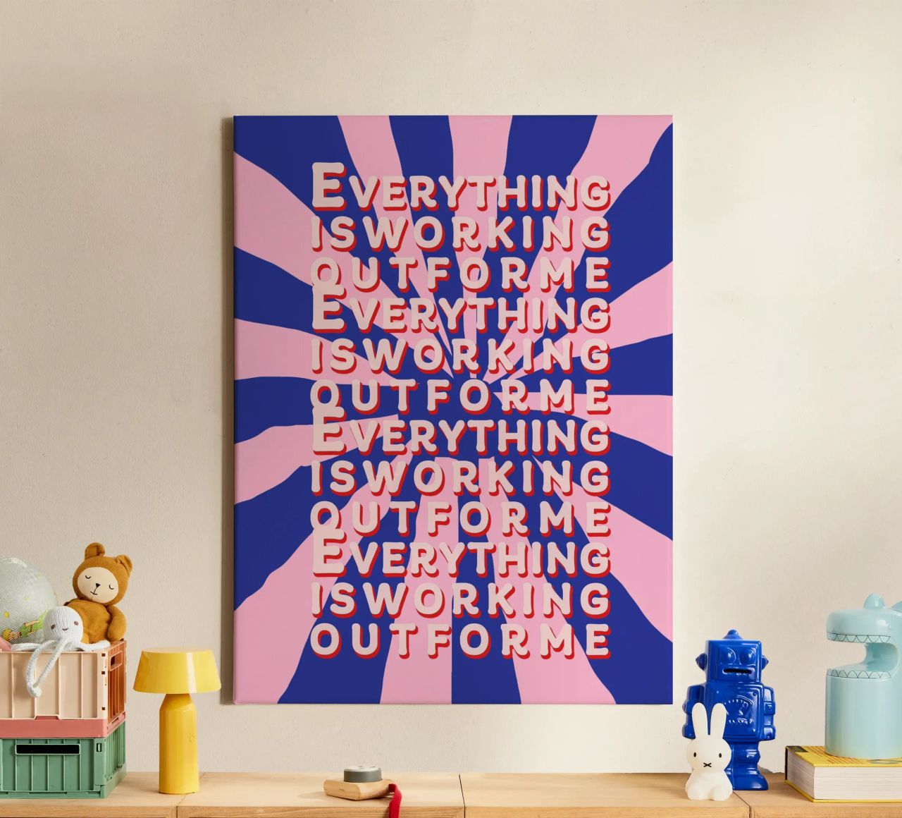 Everything is working out for me Leinwand von thesoulhugclub