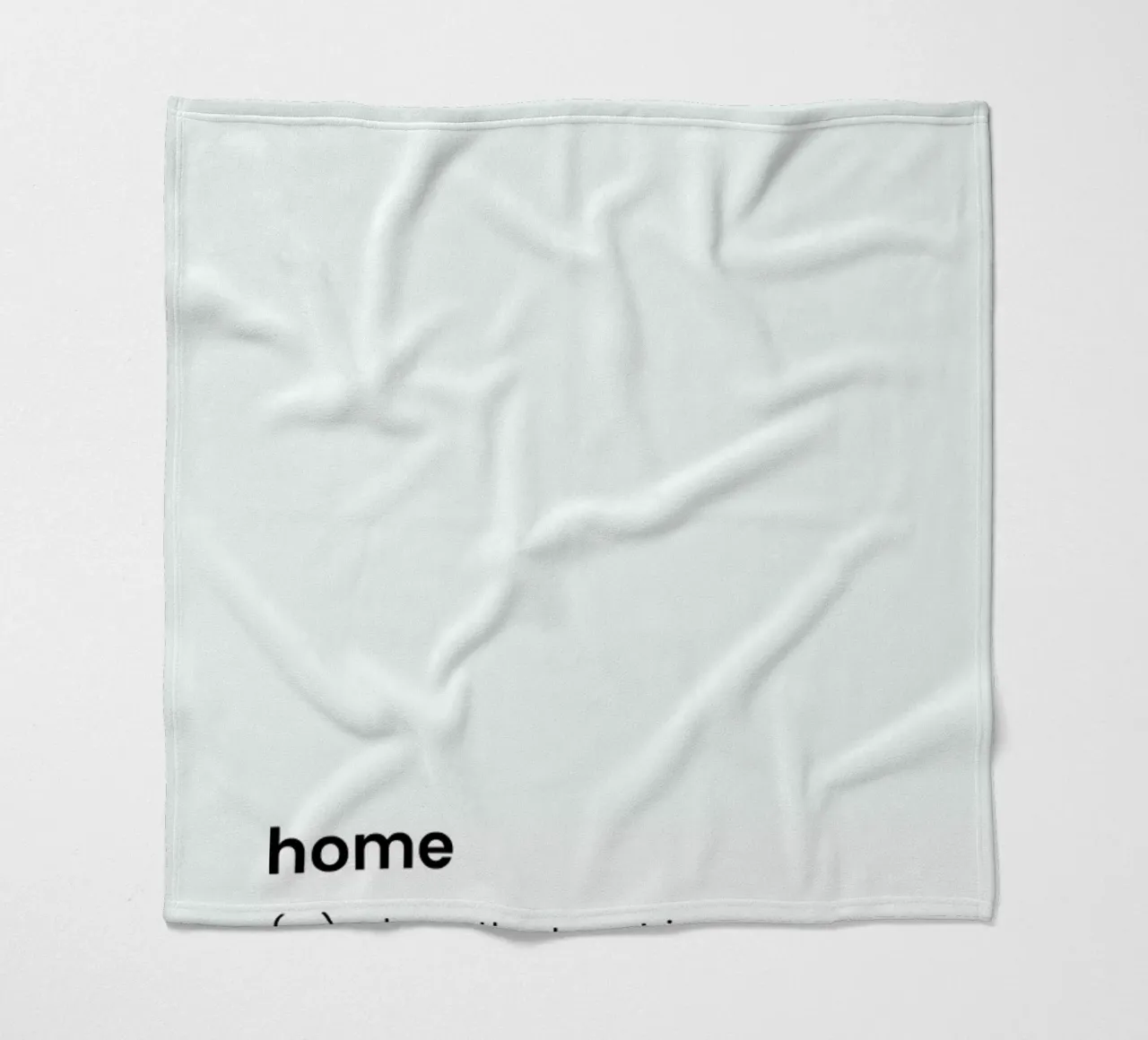 Home fleece blanket by Studio One