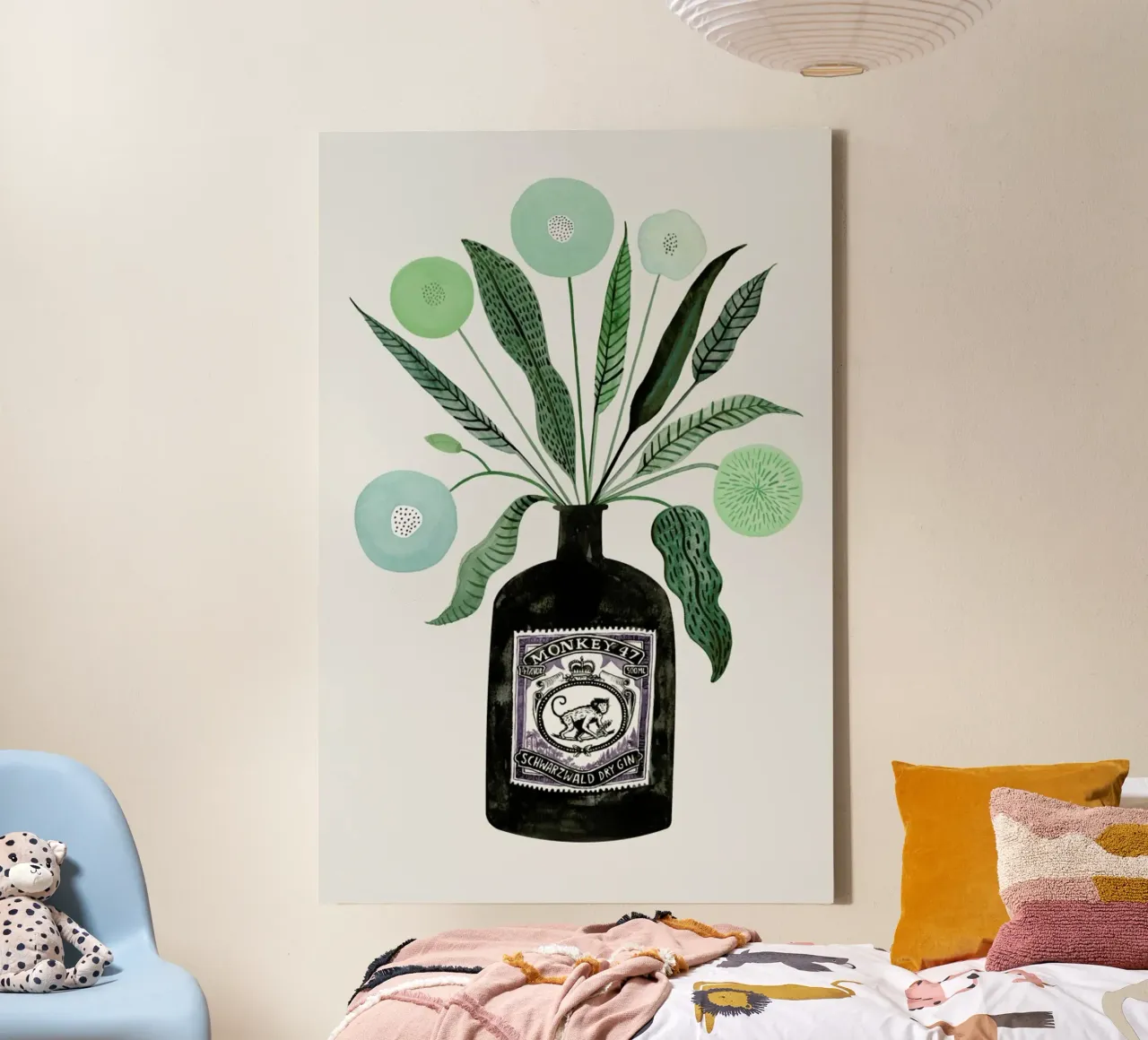 Ginspiration No. 4 tela con Cornice a cassetta da typealive