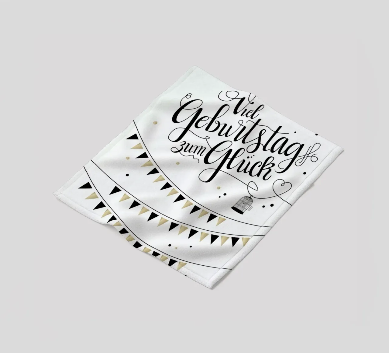 Viel Geburtstag zum Glück plaid polaire de Amy & Kurt