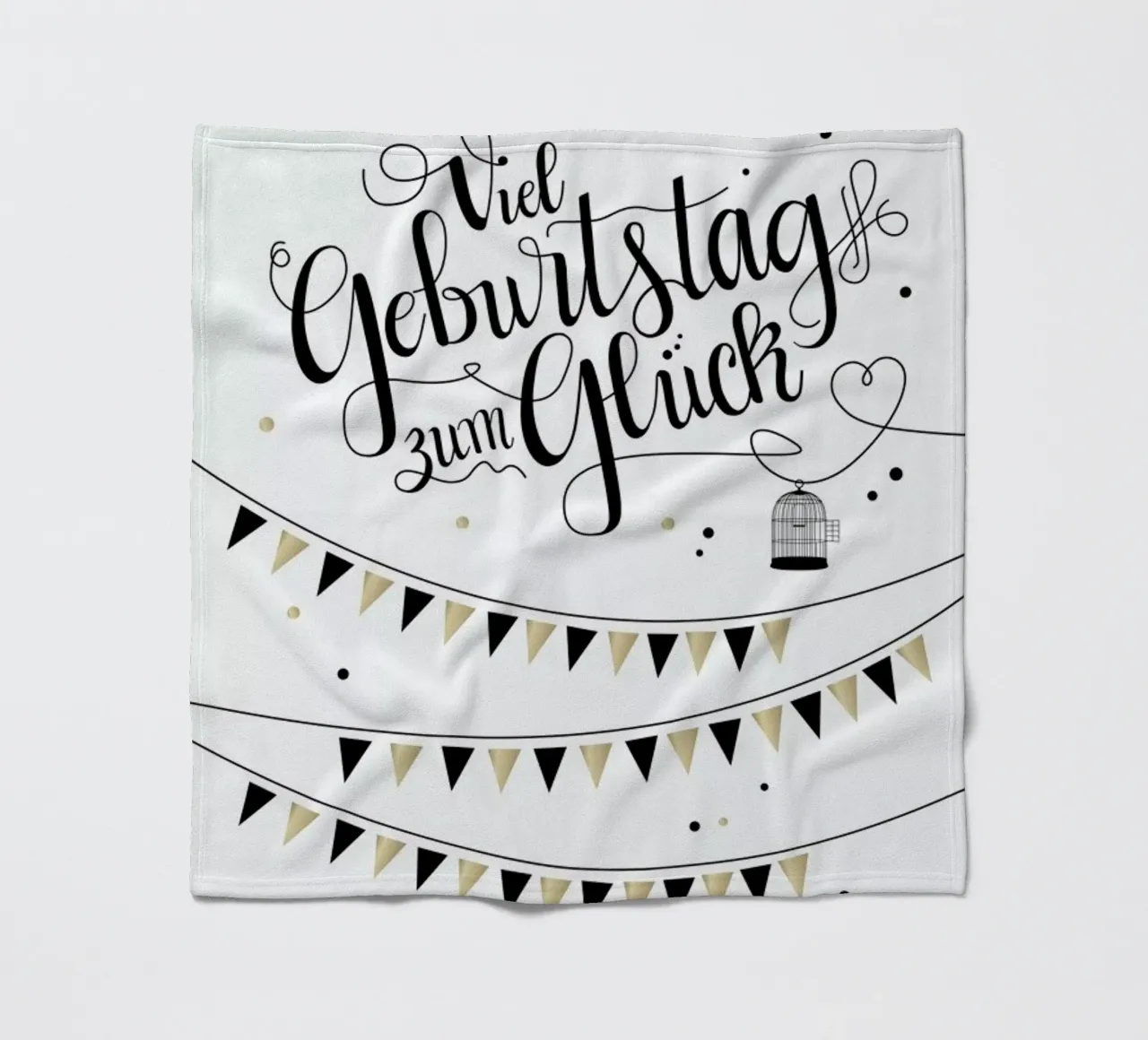 Viel Geburtstag zum Glück plaid polaire de Amy & Kurt