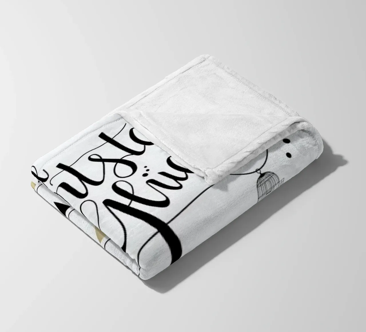 Viel Geburtstag zum Glück plaid polaire de Amy & Kurt