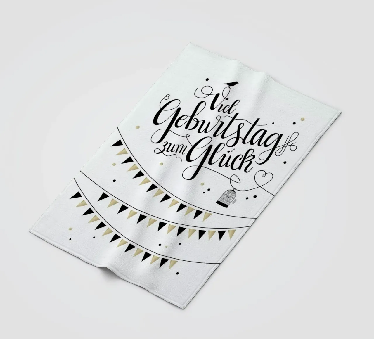 Viel Geburtstag zum Glück plaid polaire de Amy & Kurt