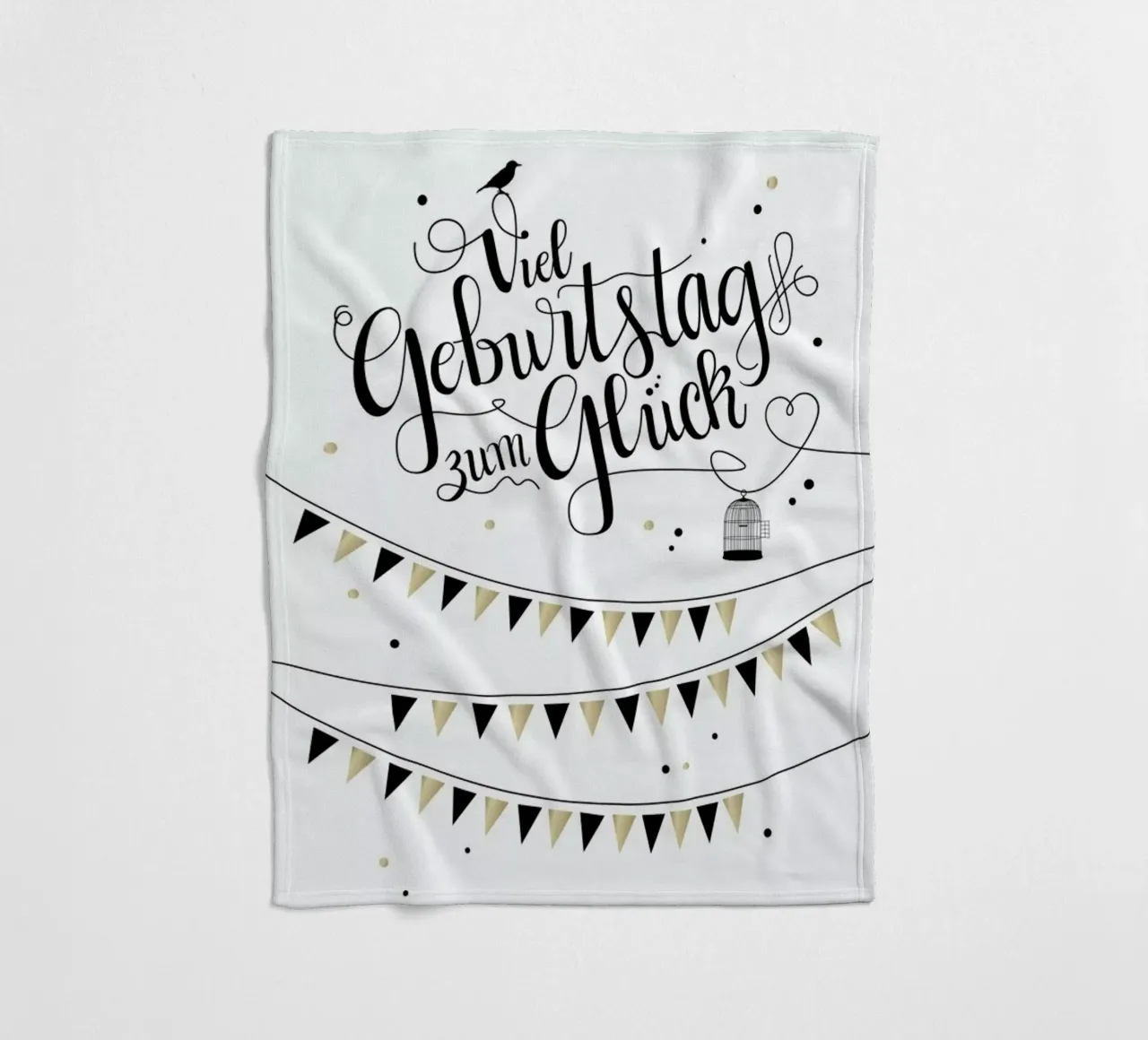 Viel Geburtstag zum Glück plaid polaire de Amy & Kurt