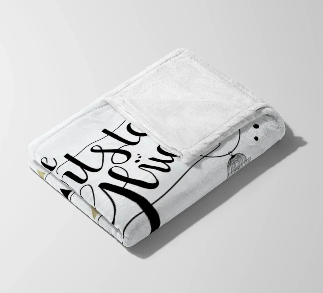 Viel Geburtstag zum Glück plaid polaire de Amy & Kurt