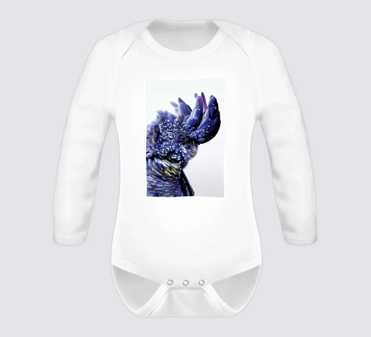 Print 458 long-sleeve baby romper by Lila x Lola