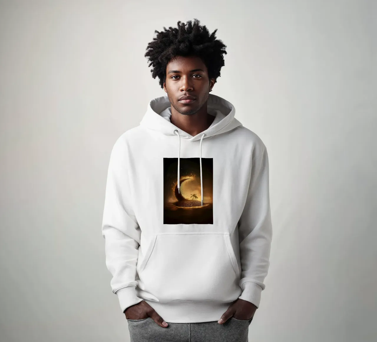 The opening bean felpa con cappuccio da Coco Moods