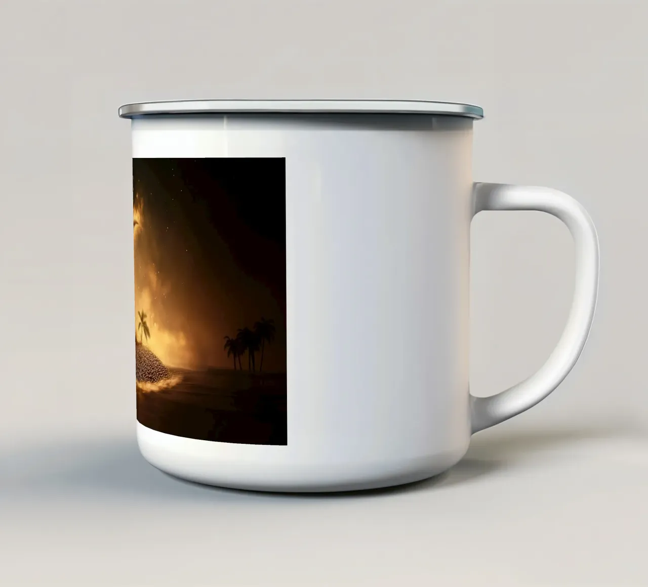 The opening bean tazza in smalto da Coco Moods