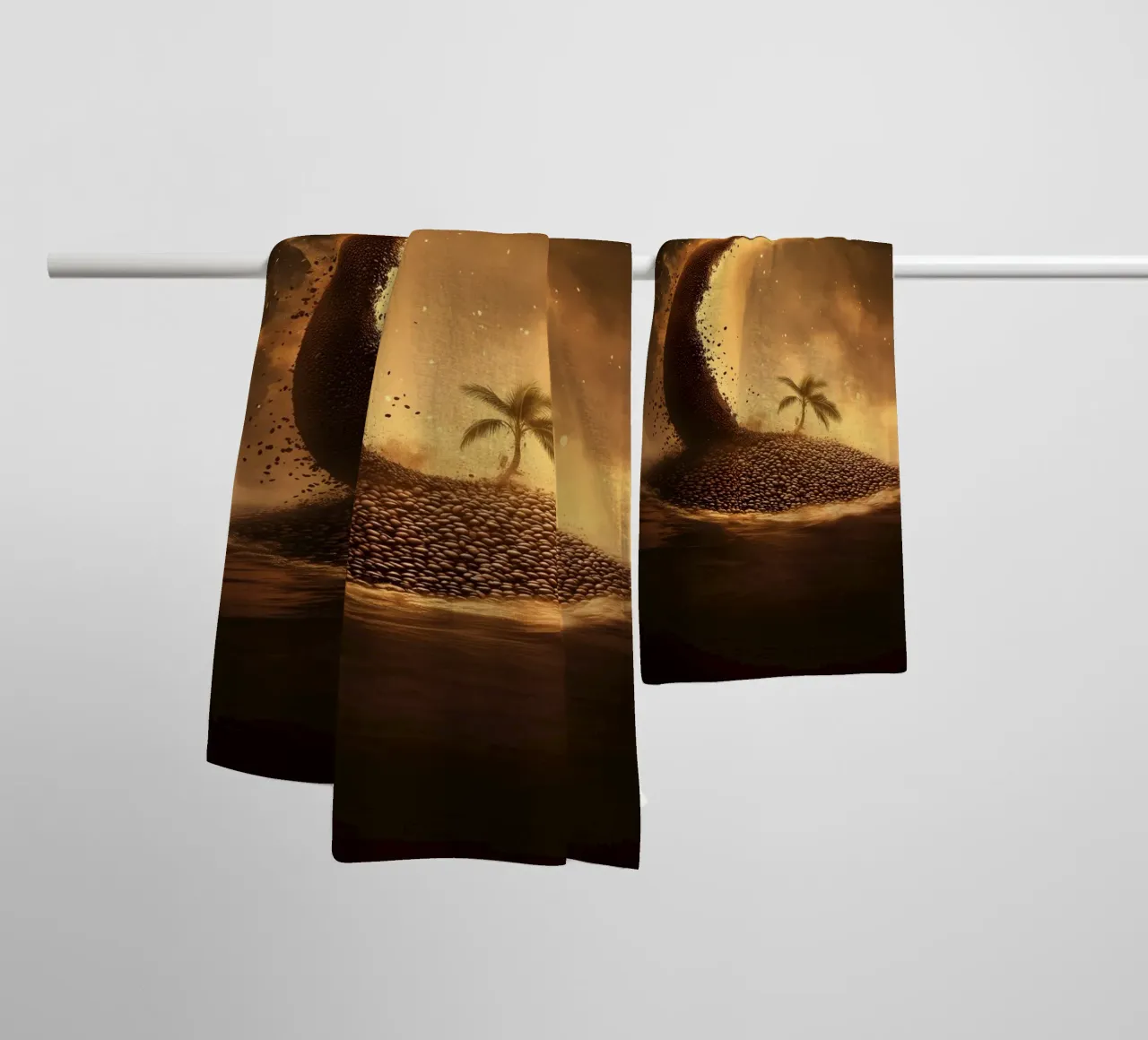 The opening bean asciugamano da bagno da Coco Moods