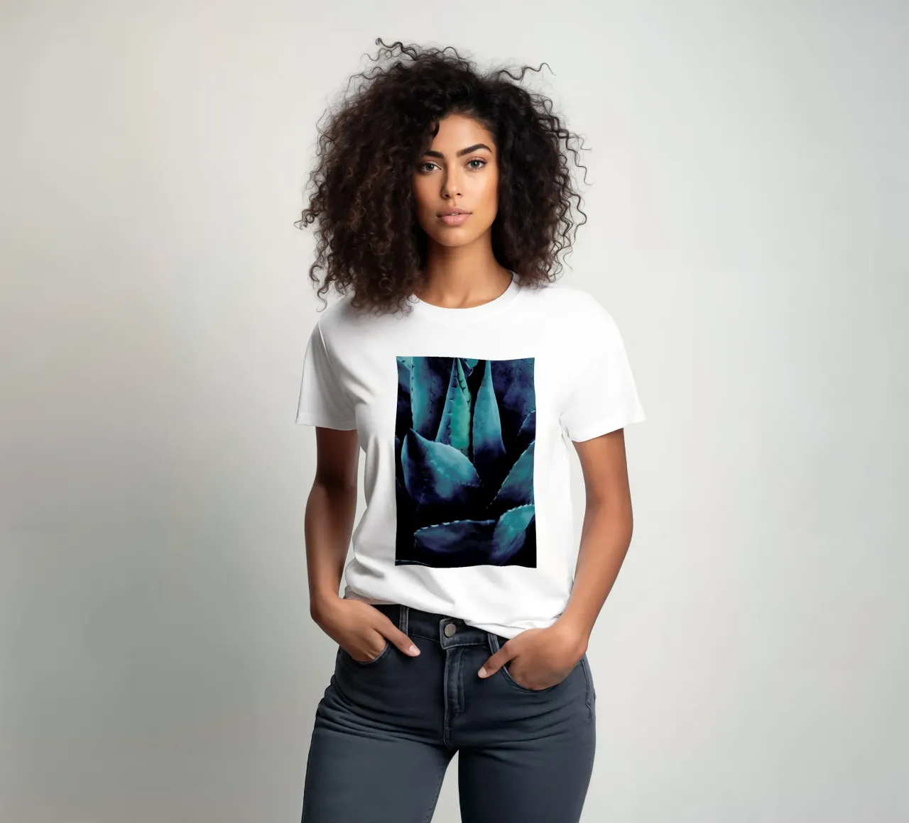 Cactus No.4 t-shirt da Kubistika