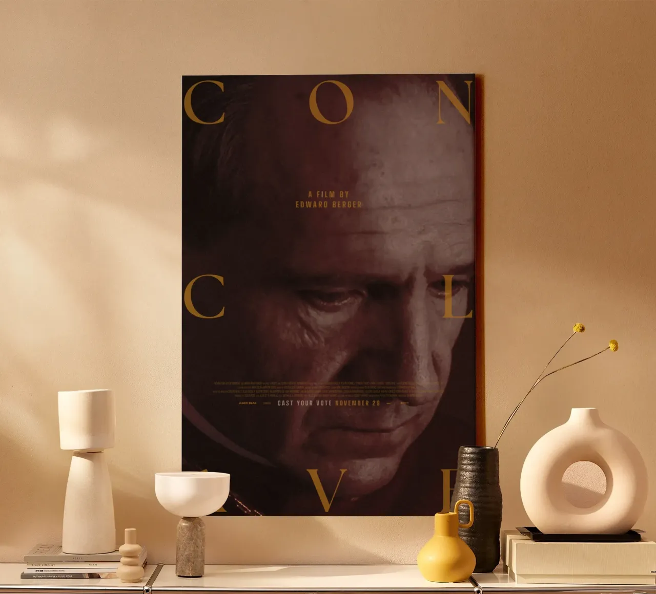 Conclave Movie canvas met Baklijst van Attaboy Dsgn