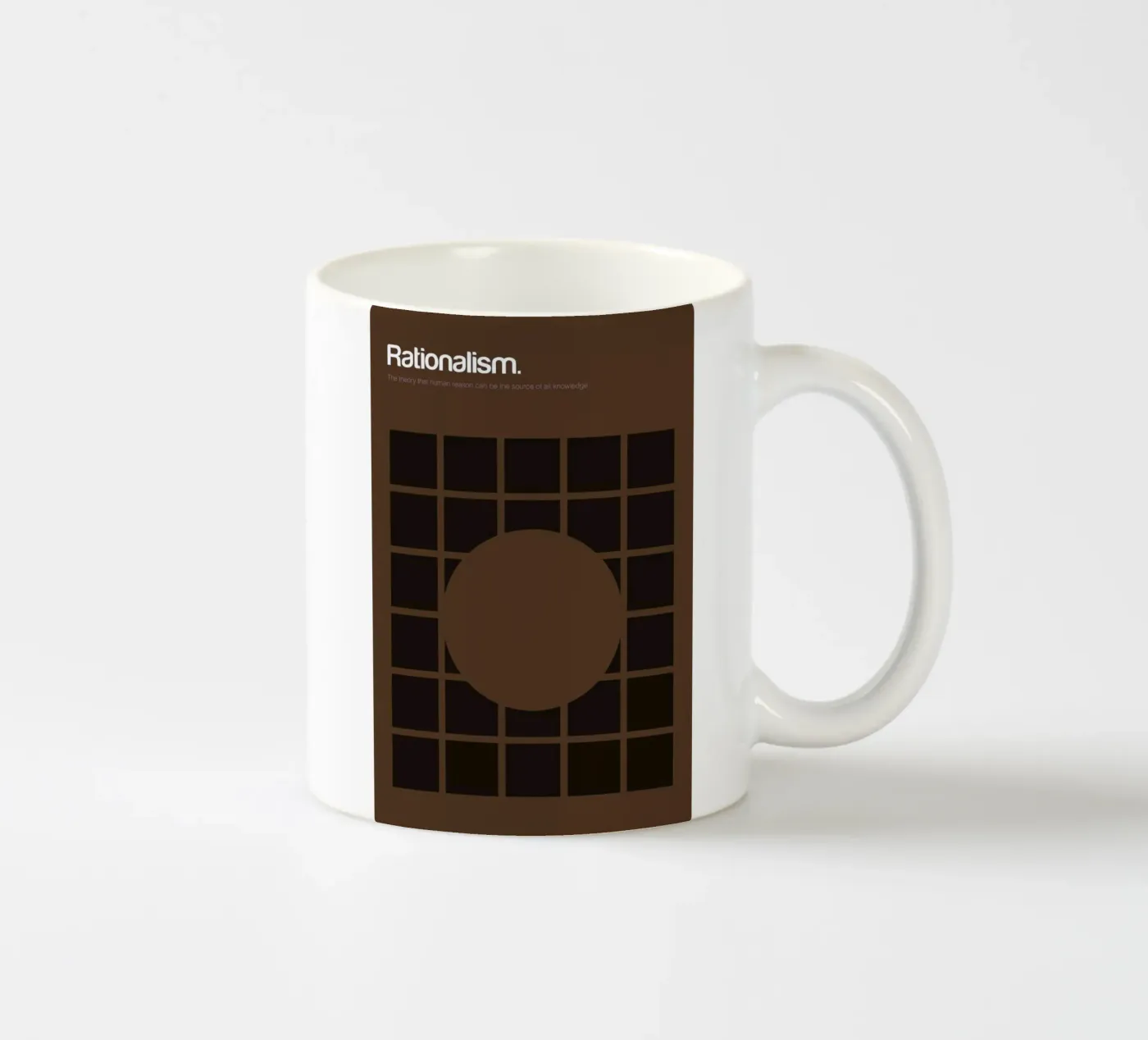 Rationalism ceramic mug by Genís Carreras