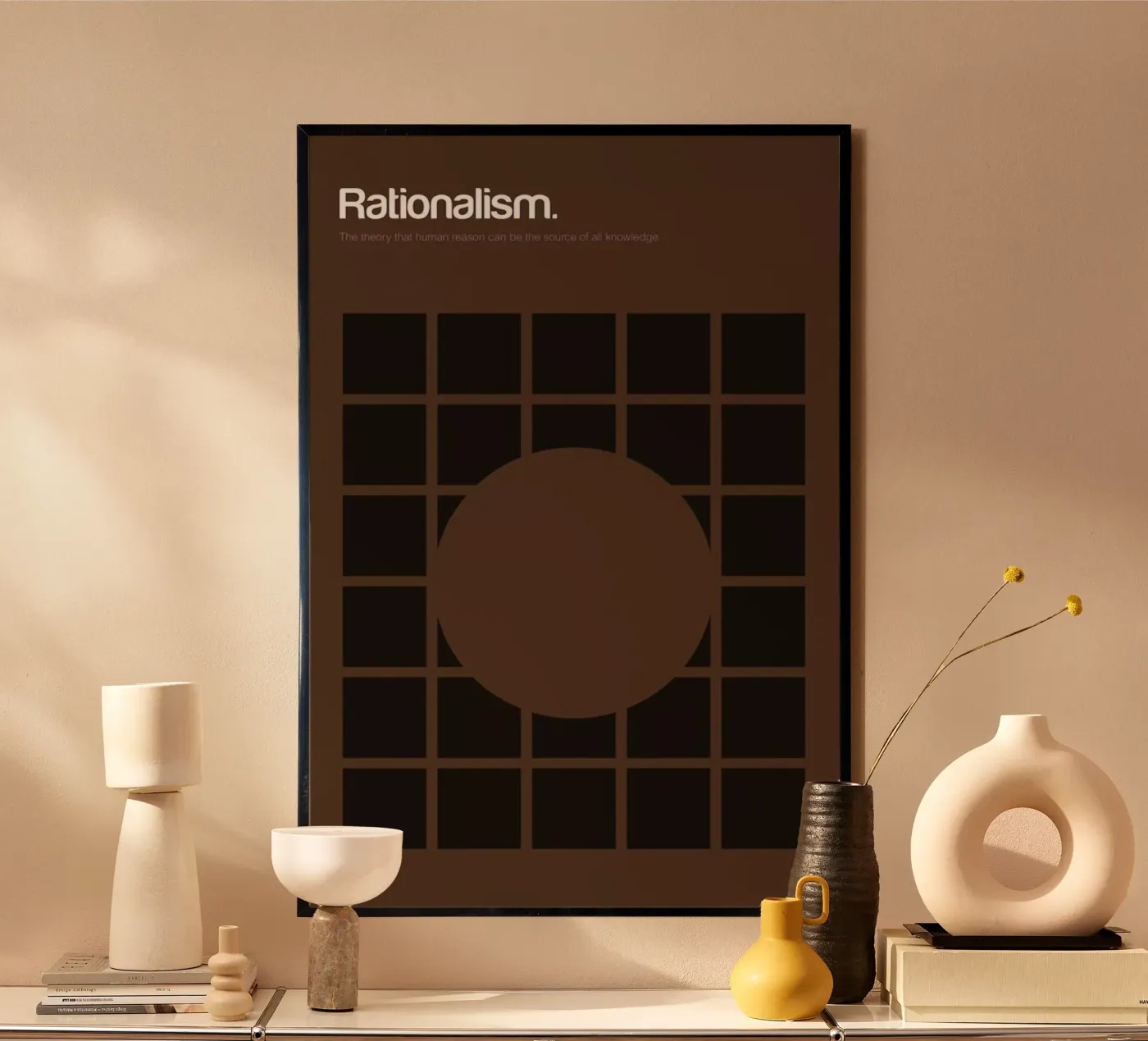 Rationalism Poster von Genís Carreras