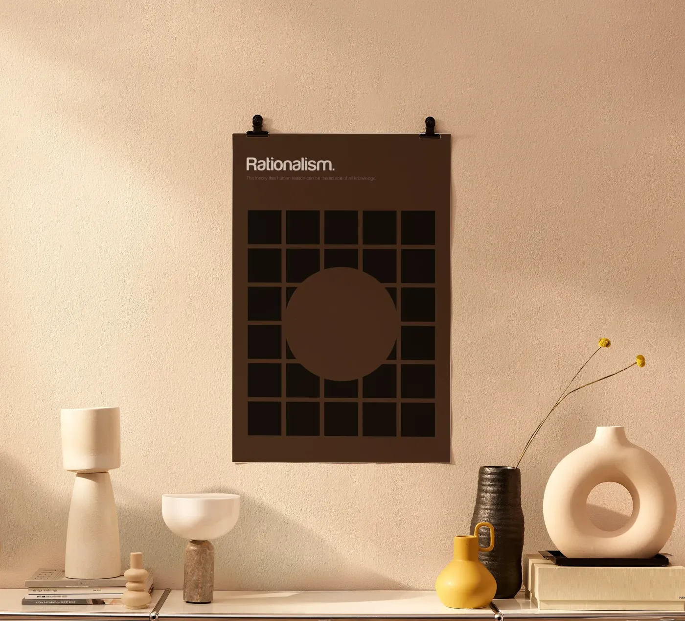 Rationalism poster by Genís Carreras