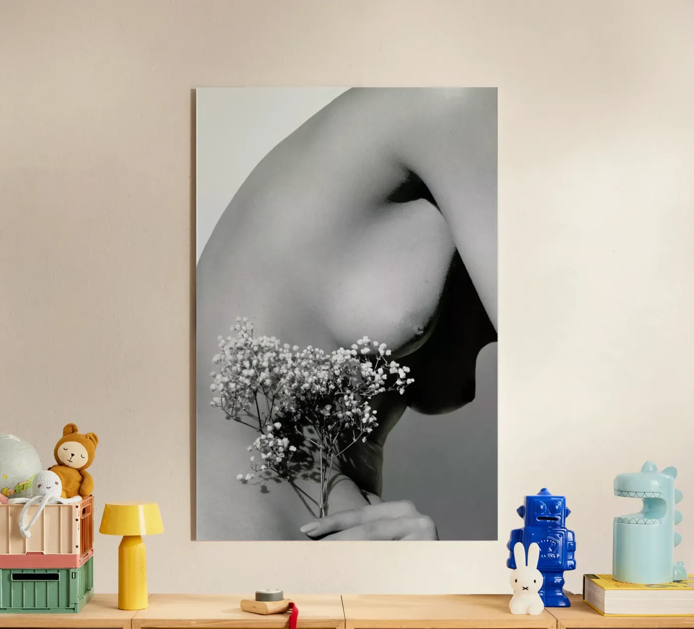 Nude 01 Acryl-Glas von Laura Palm