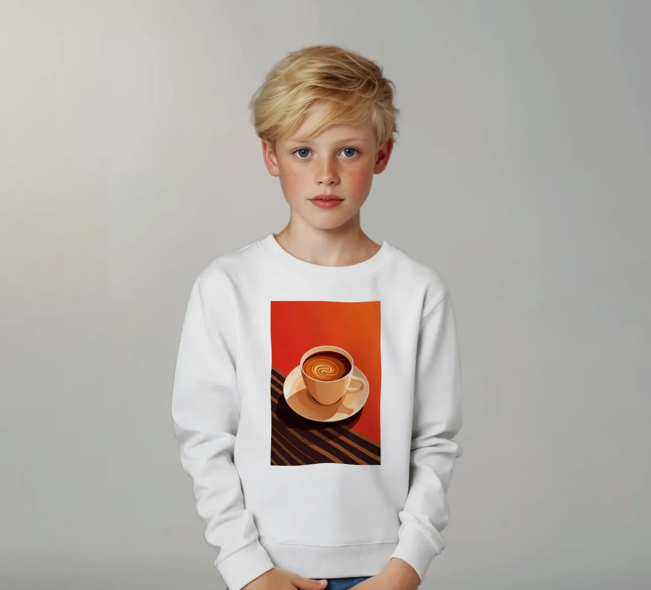 Art minimaliste 7 sweat enfant de Erika C White