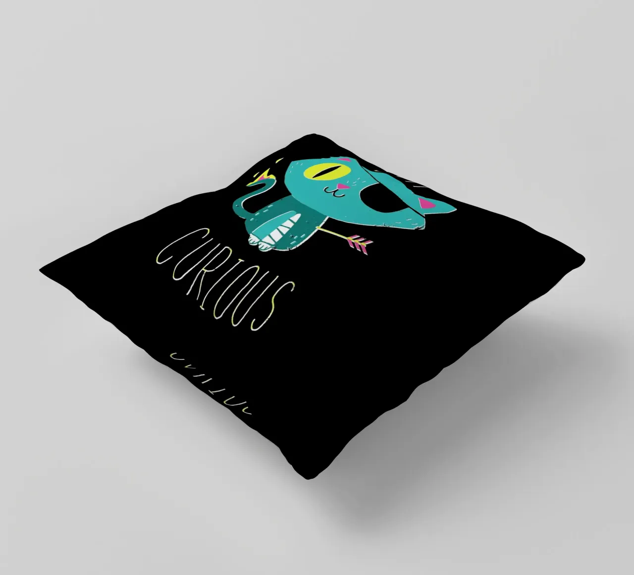 Stay Curious cuscino da DinoMike