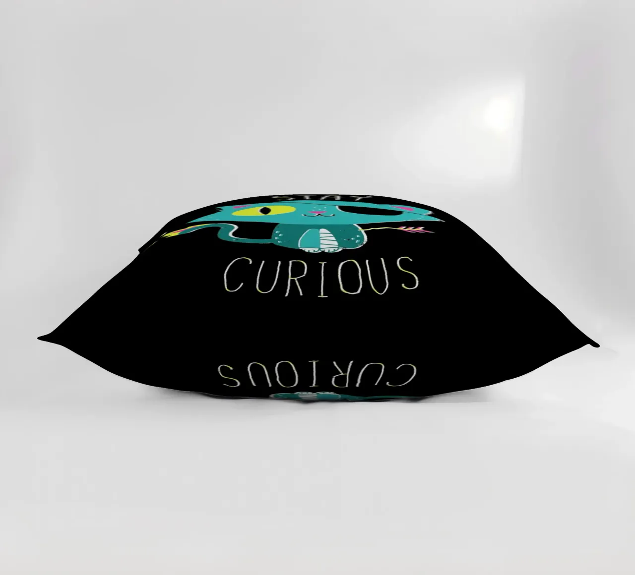 Stay Curious cuscino da DinoMike