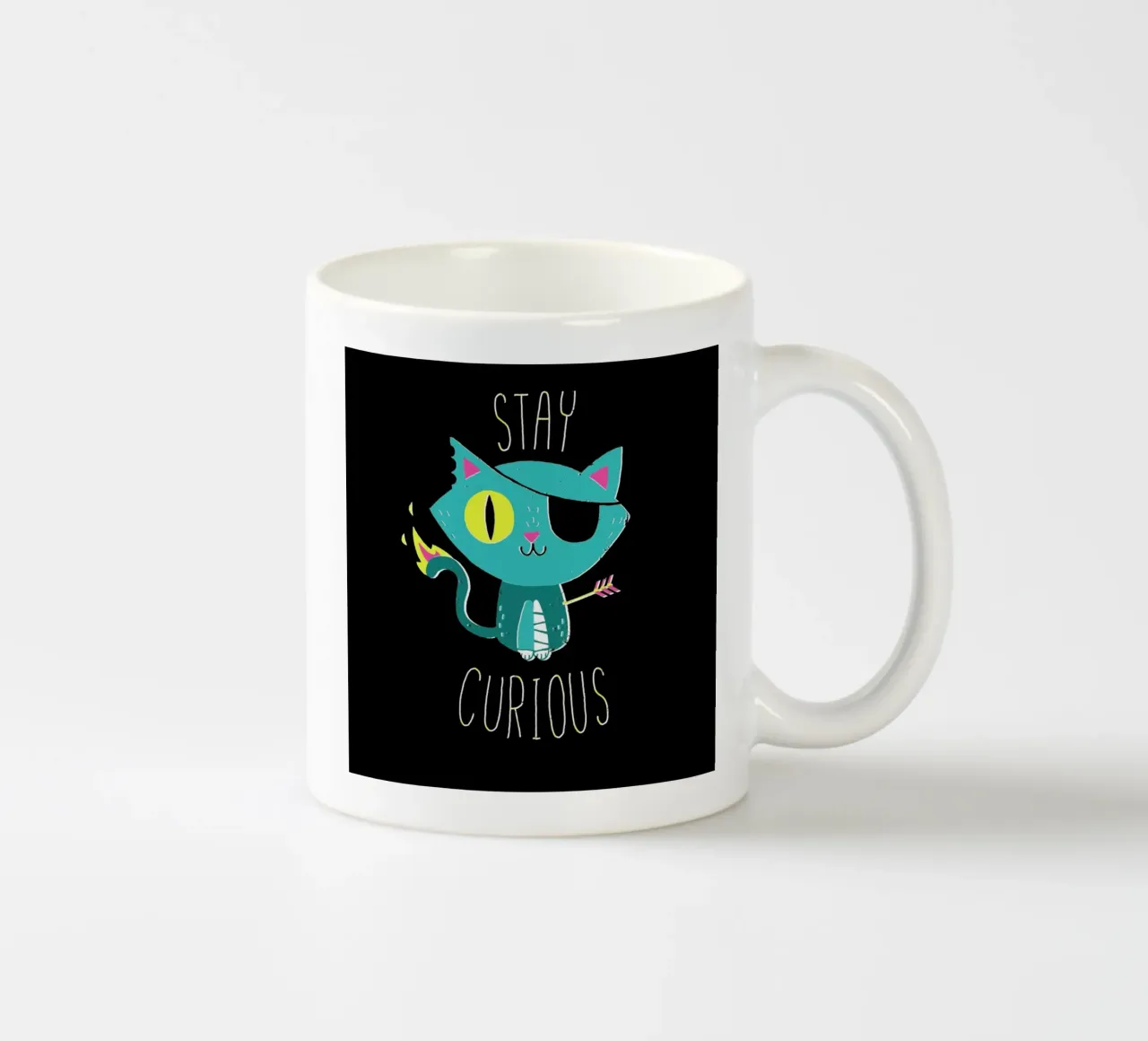 Stay Curious tazza in ceramica da DinoMike