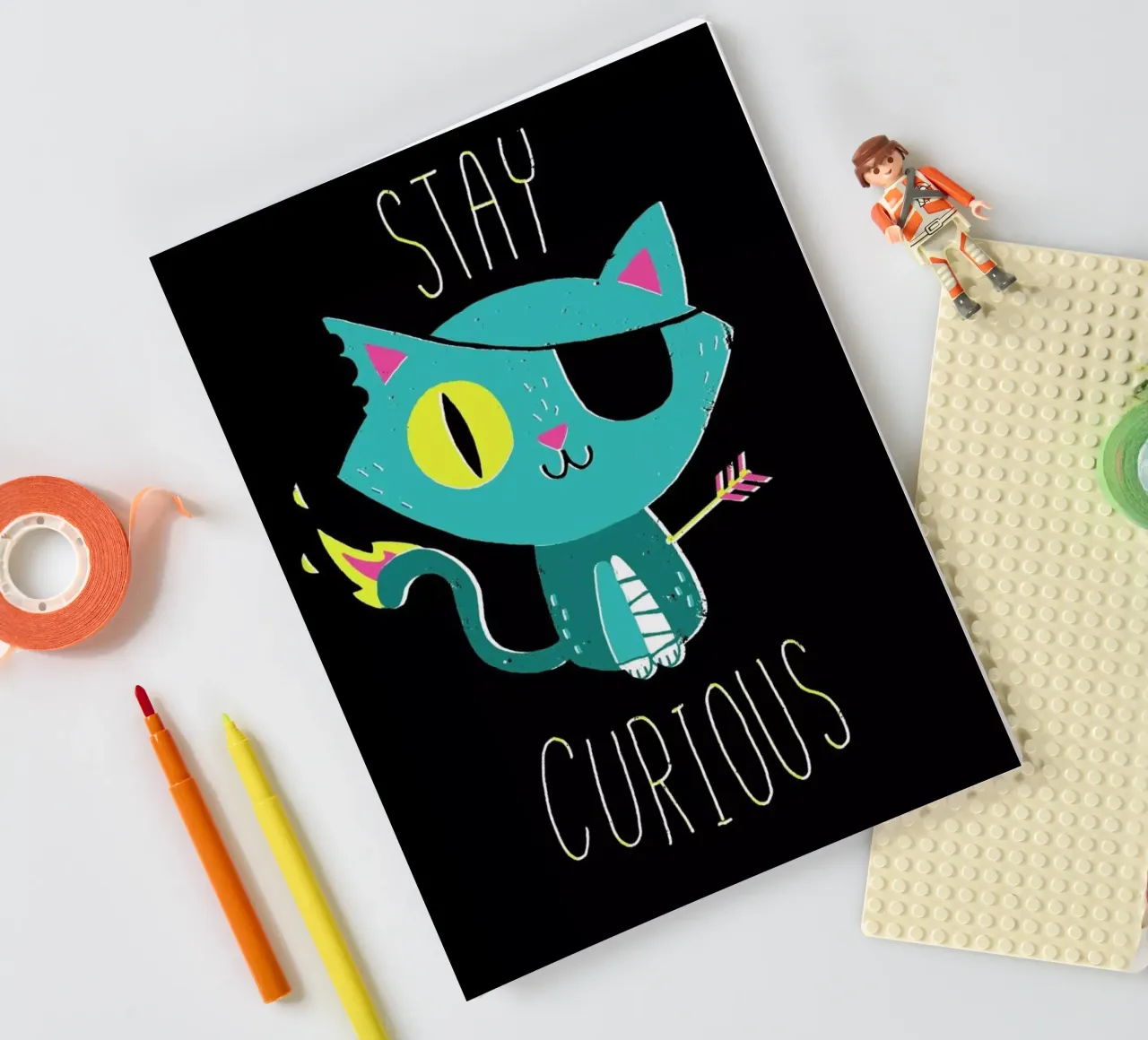 Stay Curious notebook by DinoMike