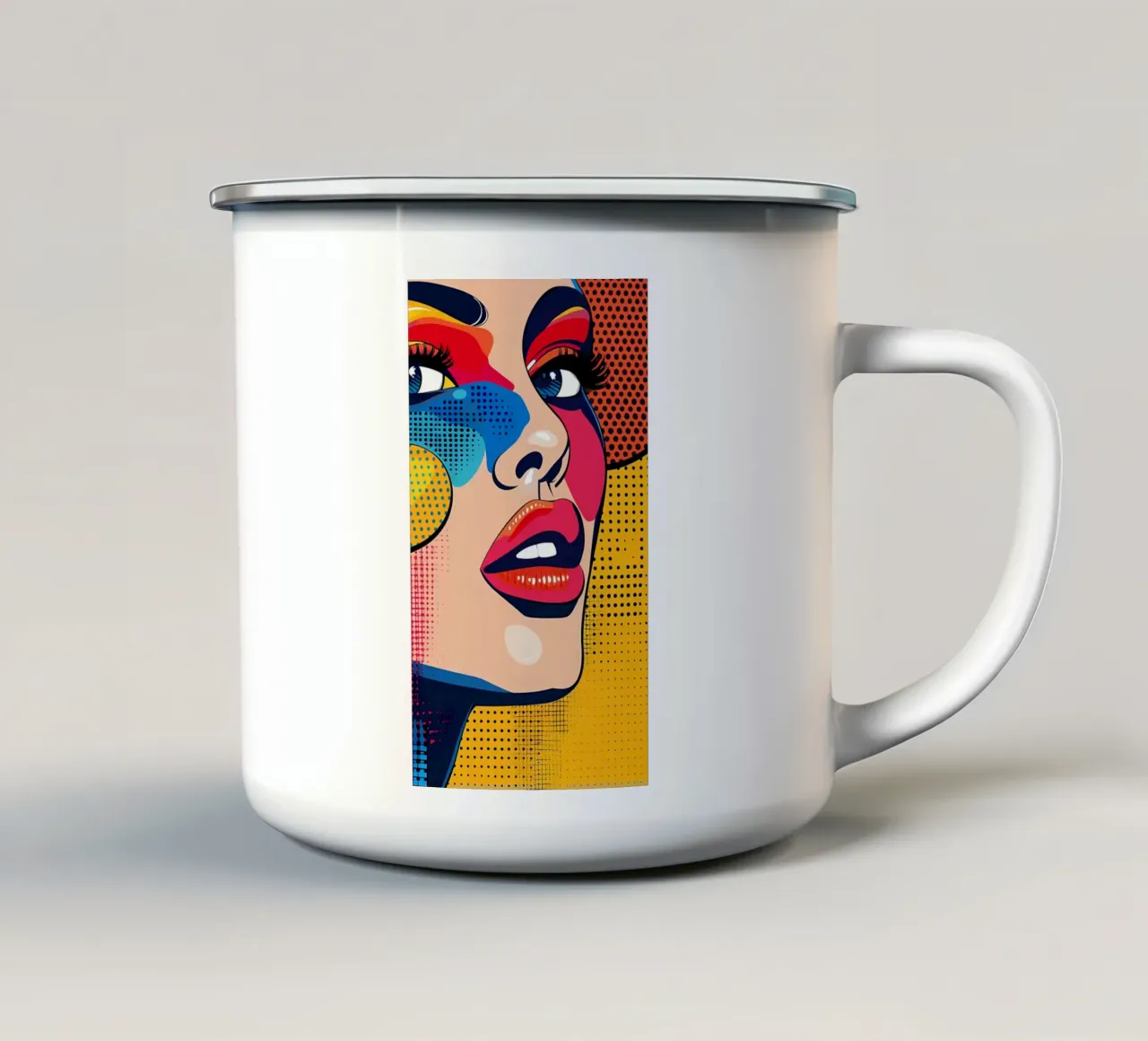 Arte minimalista 10 tazza in smalto da Erika C White