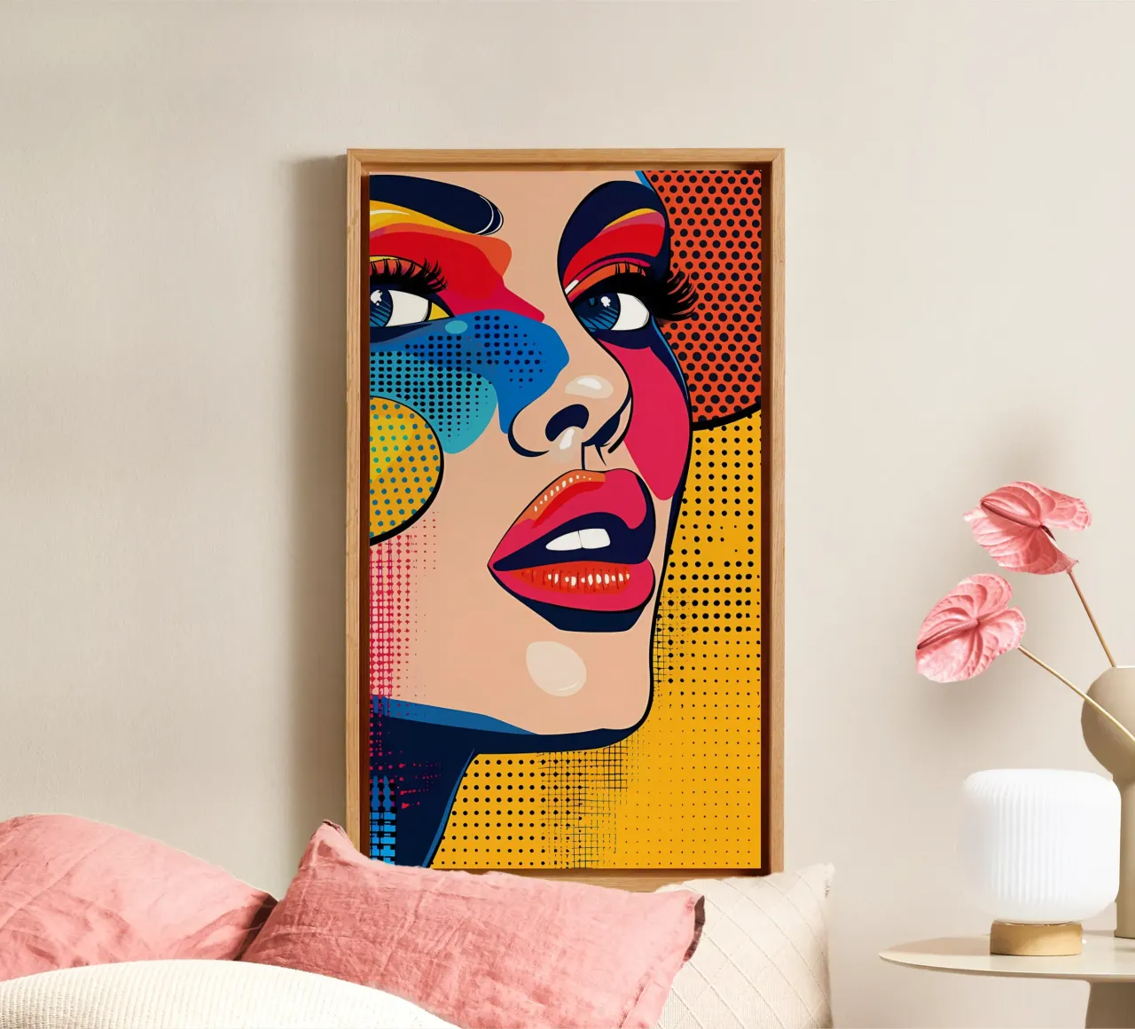 Minimalist Art 10 canvas with Floater frame by Erika C White