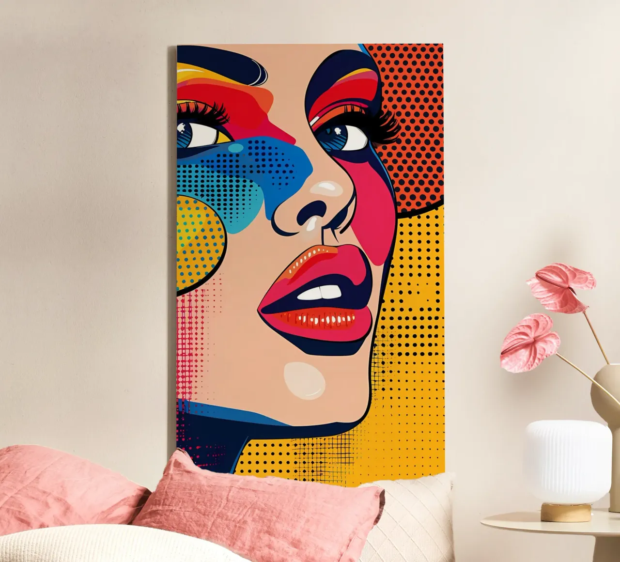 Minimalist Art 10 canvas with Floater frame by Erika C White
