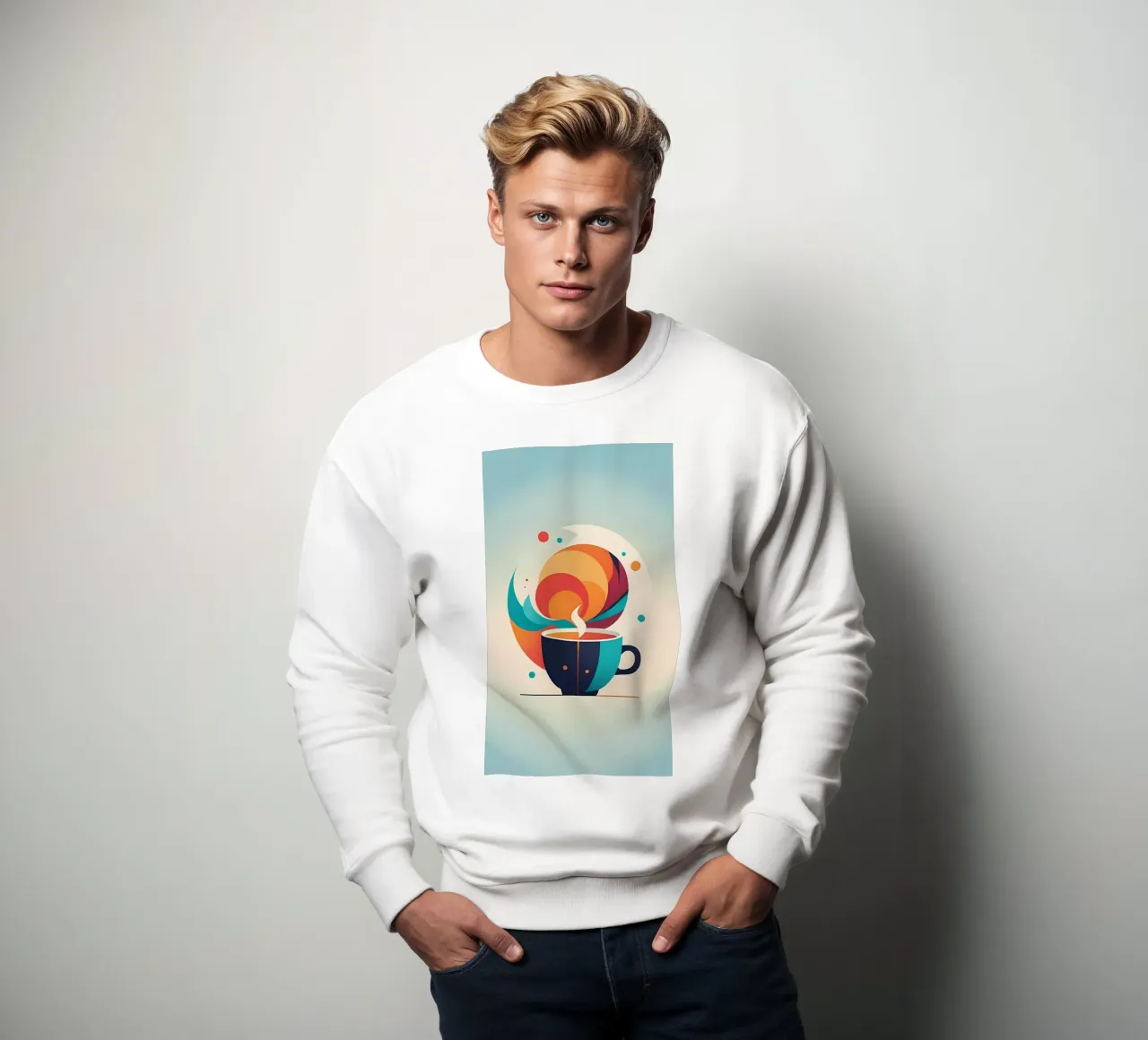 Minimalistische Kunst 13 Sweatshirt von Erika C White