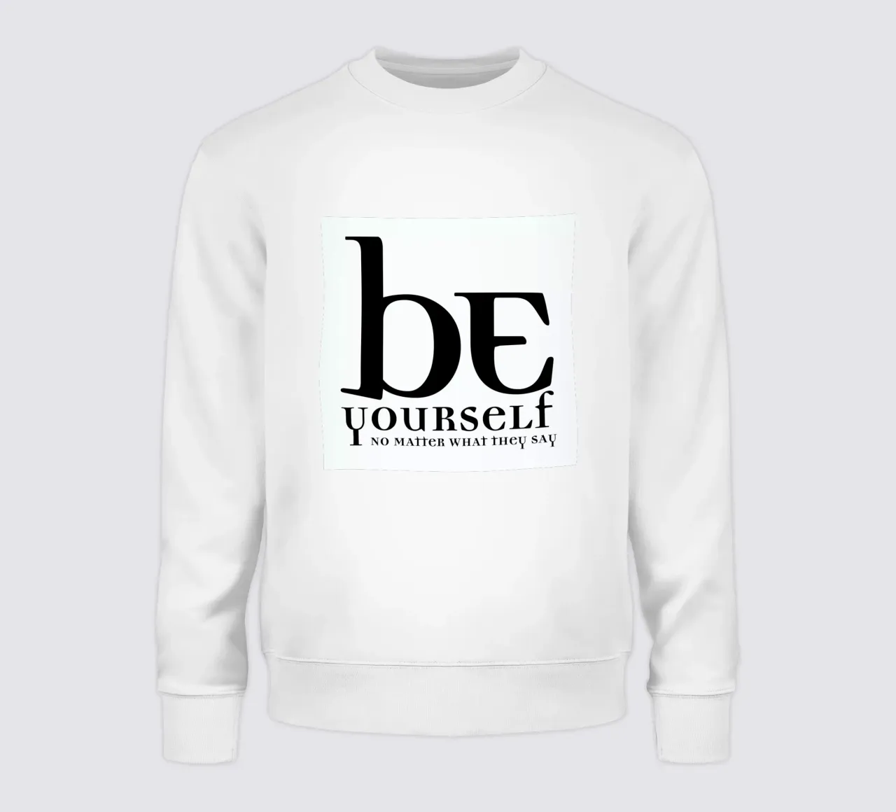 Be yourself felpa da Mr Cup