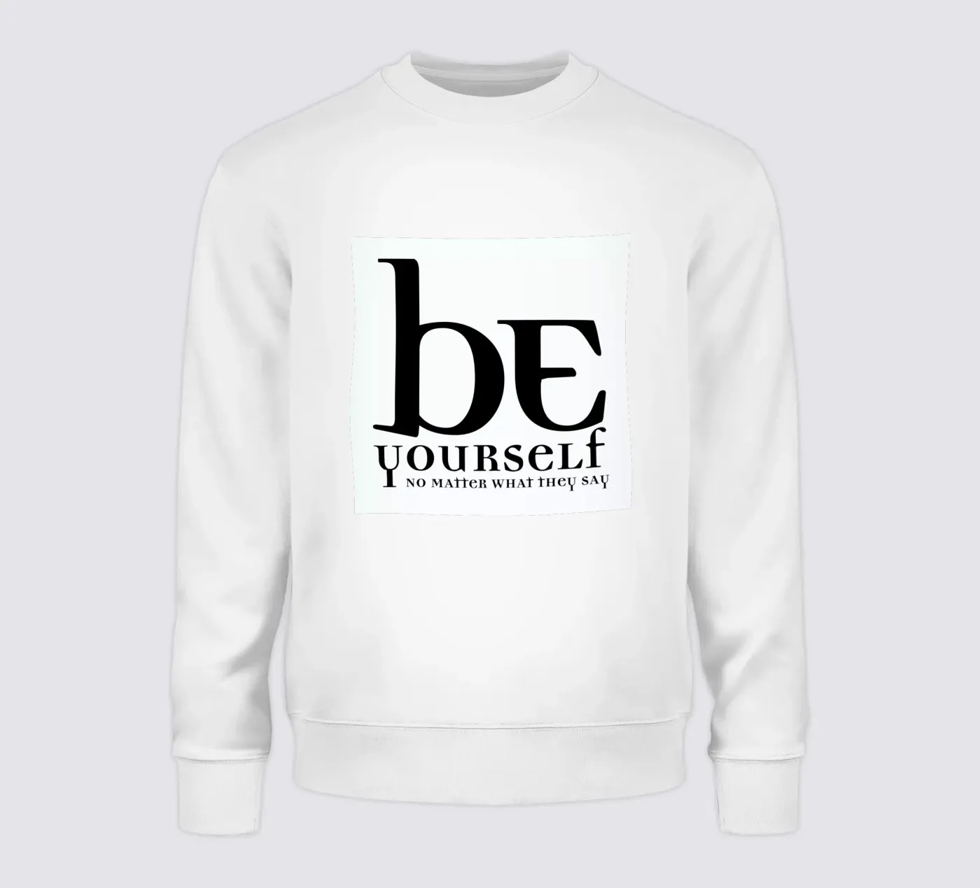 Be yourself felpa da Mr Cup