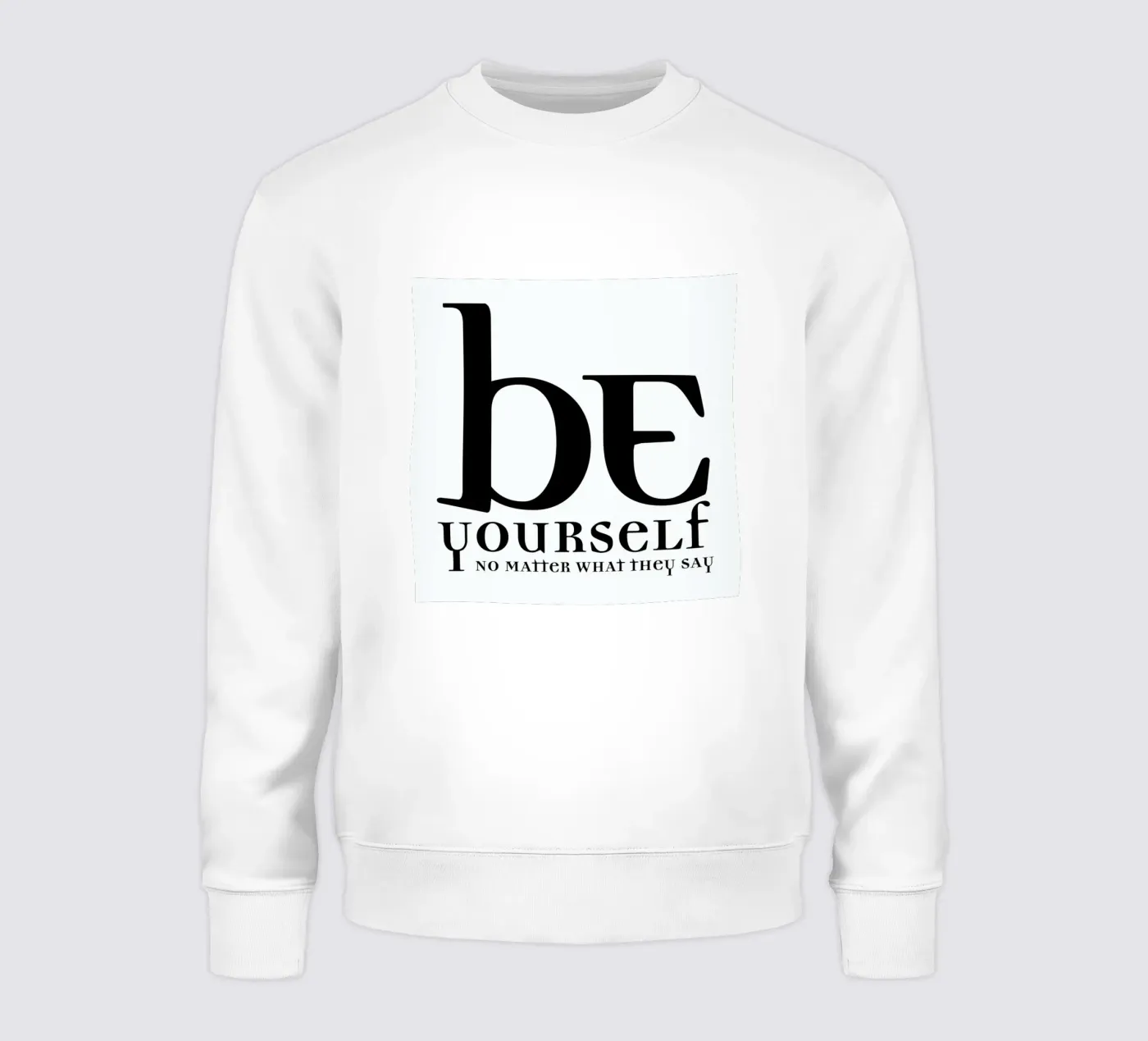 Be yourself felpa da Mr Cup