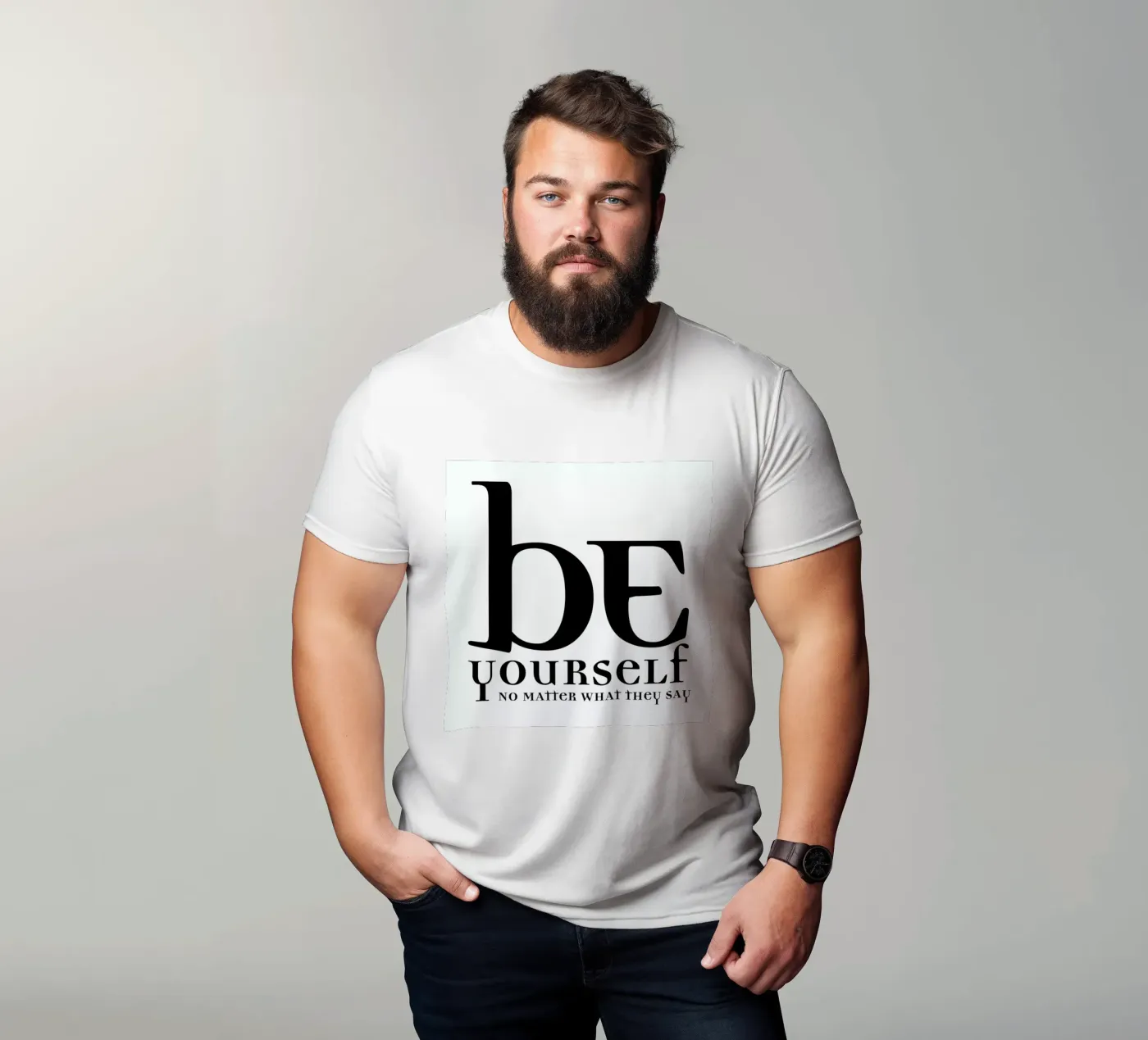 Be yourself t-shirt da Mr Cup