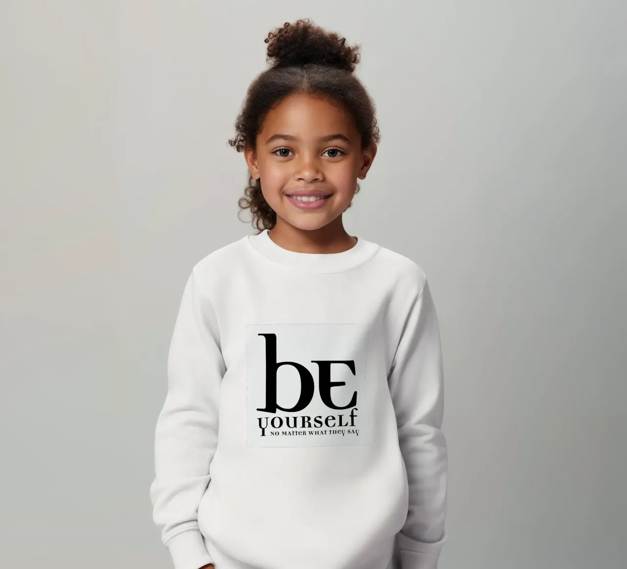 Be yourself felpa bambino da Mr Cup