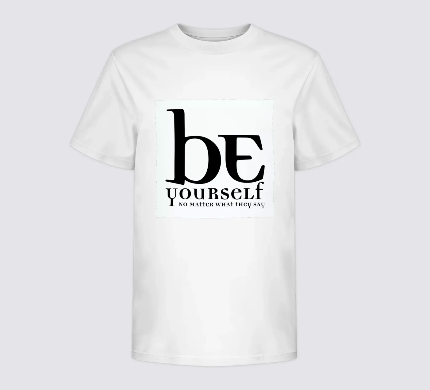 Be yourself kinder t-shirt van Mr Cup