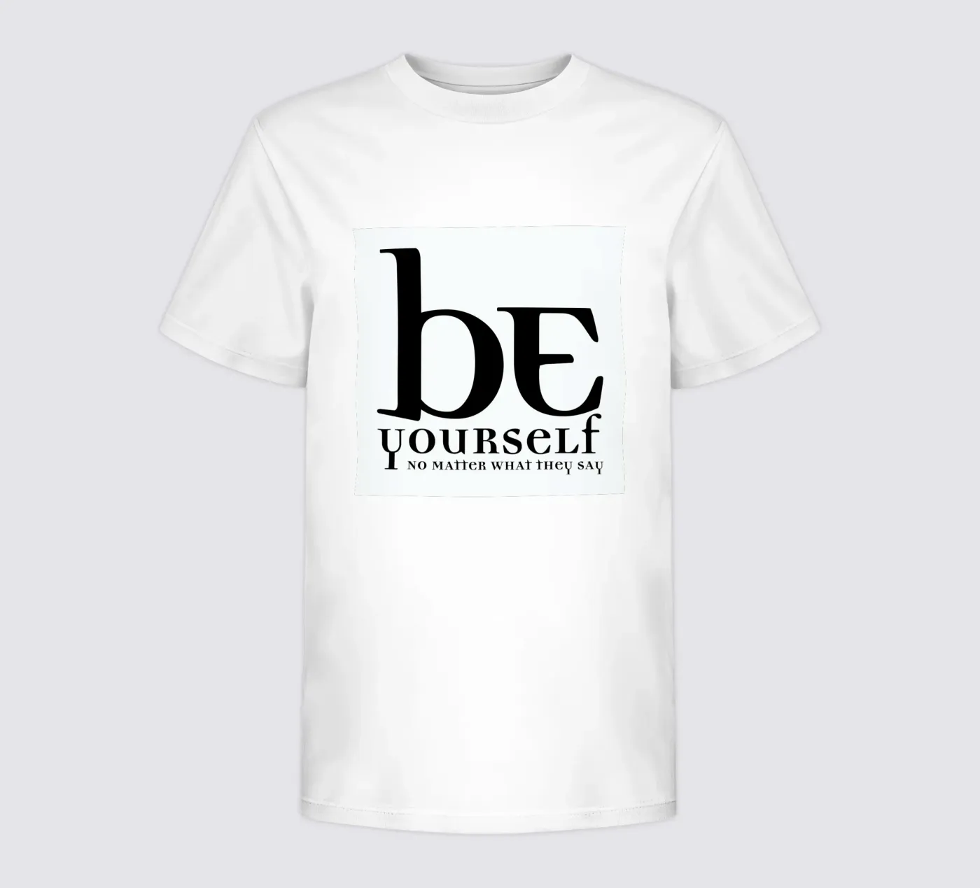 Be yourself kinder t-shirt van Mr Cup