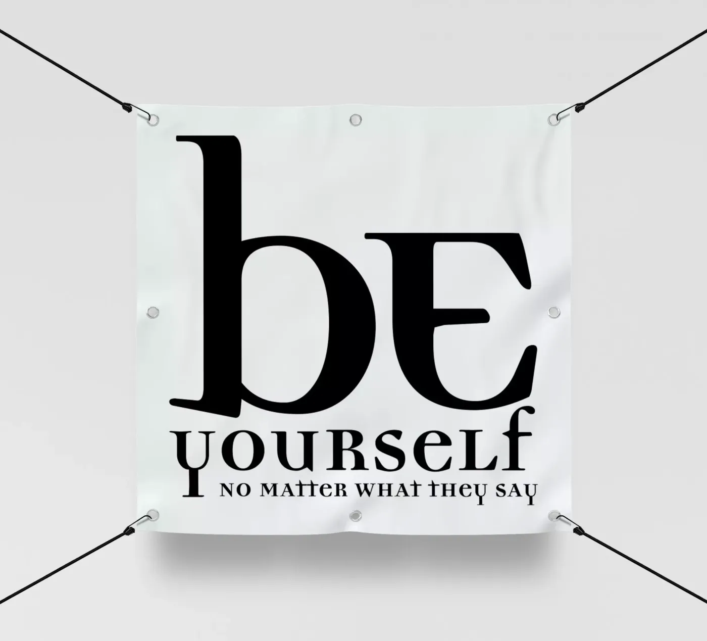 Be yourself bâche pvc de Mr Cup