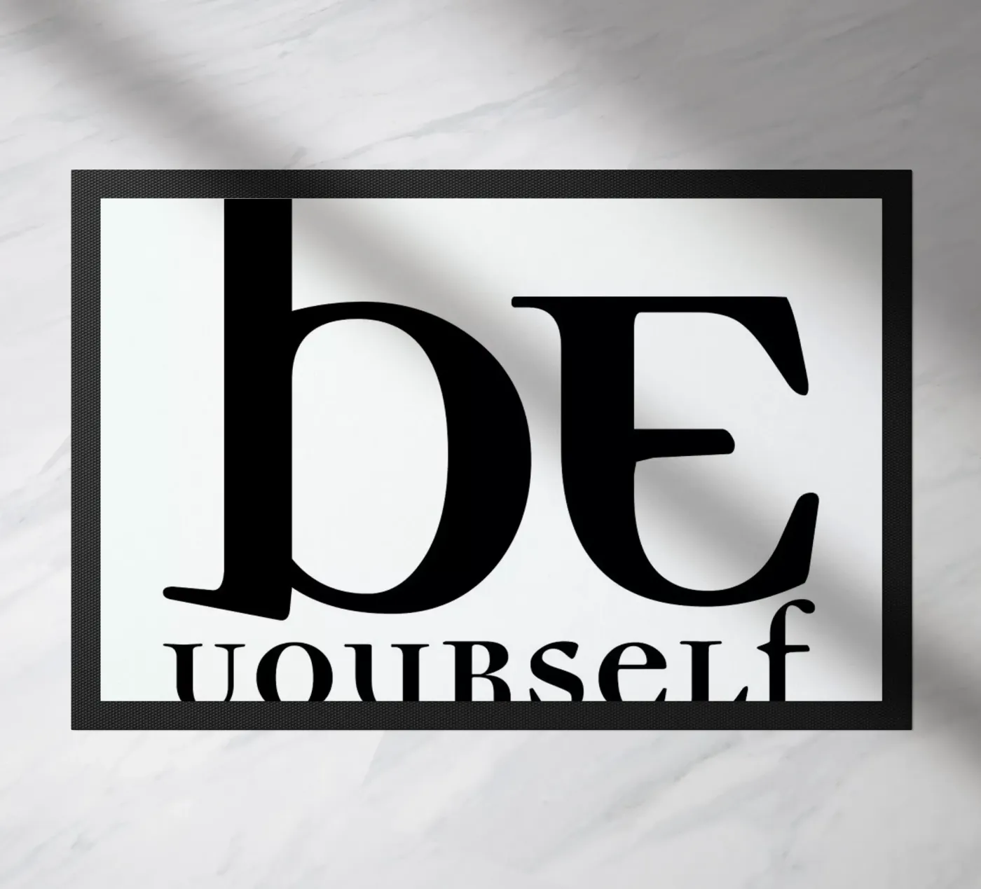 Be yourself deurmat van Mr Cup