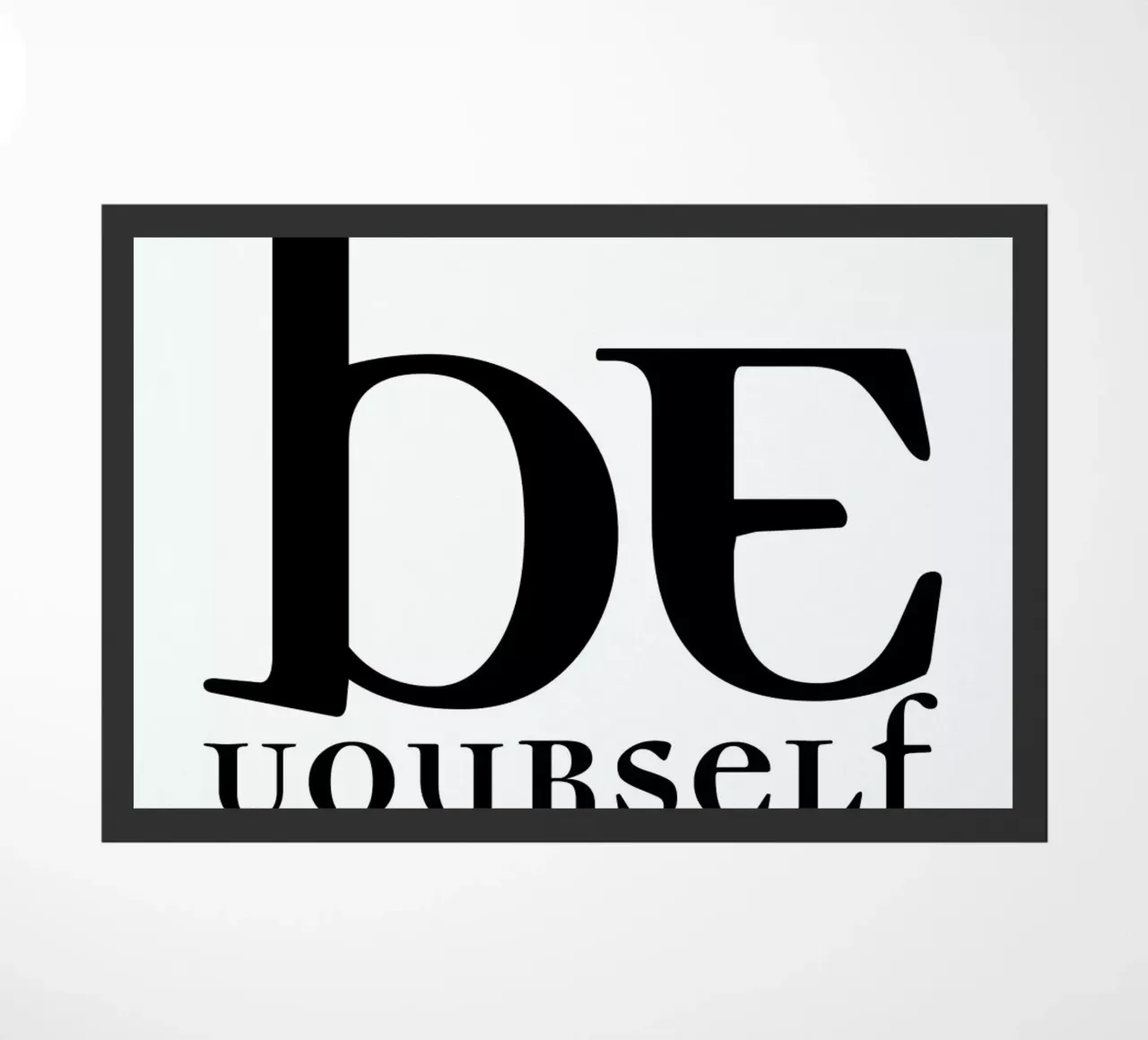 Be yourself zerbino da Mr Cup