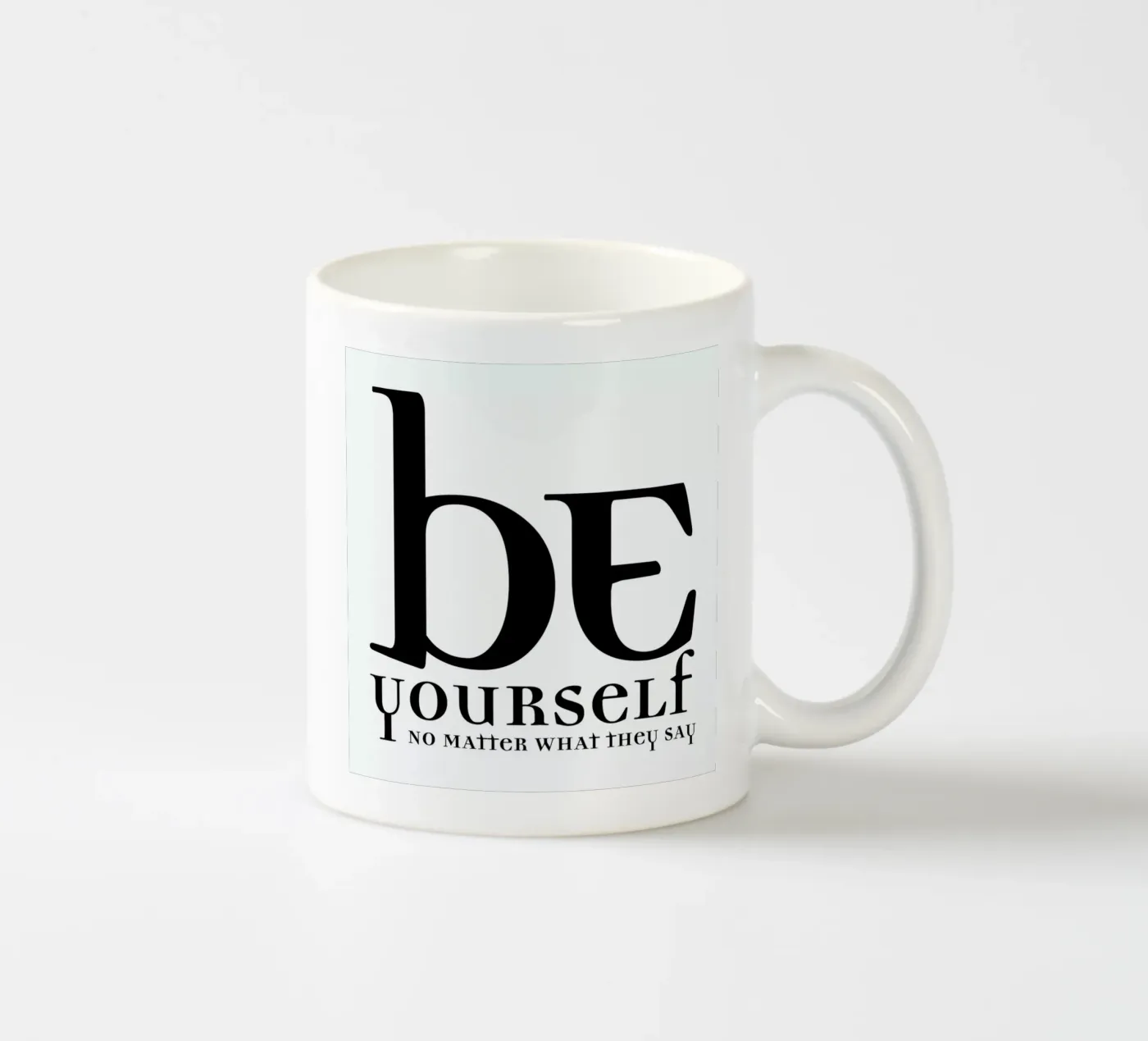 Be yourself keramische mok van Mr Cup