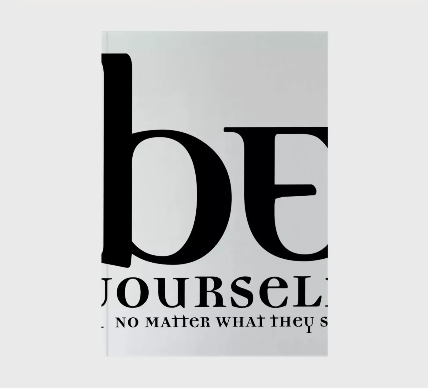 Be yourself notebook by Mr Cup