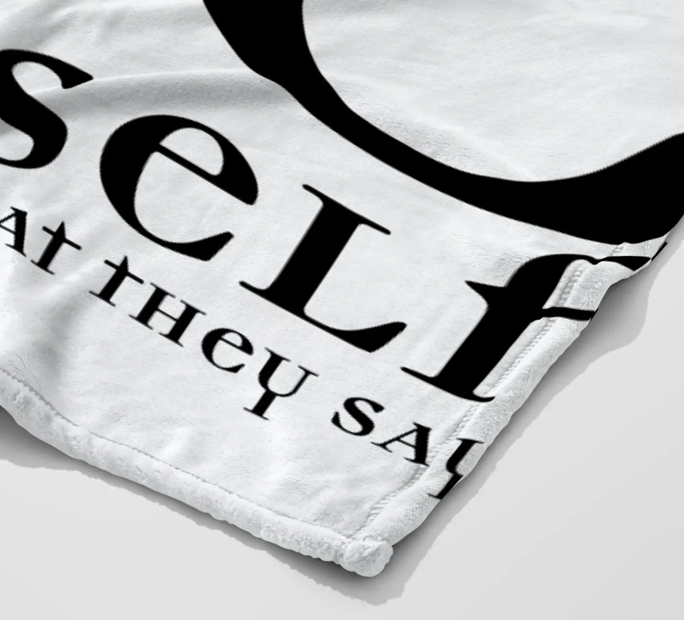 Be yourself coperta in pile da Mr Cup